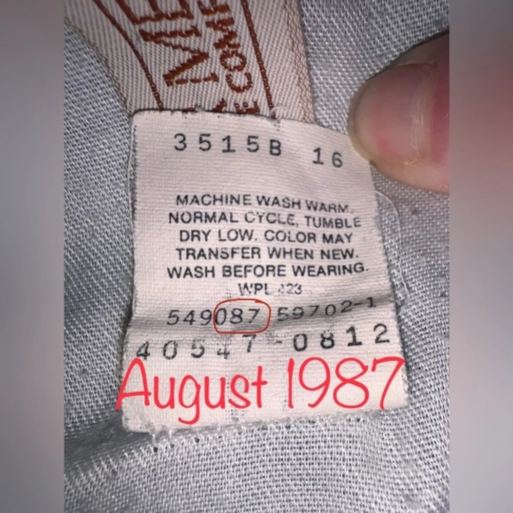 Vintage Levi’s Skosh‎ More Comfort from August 1987!! E22